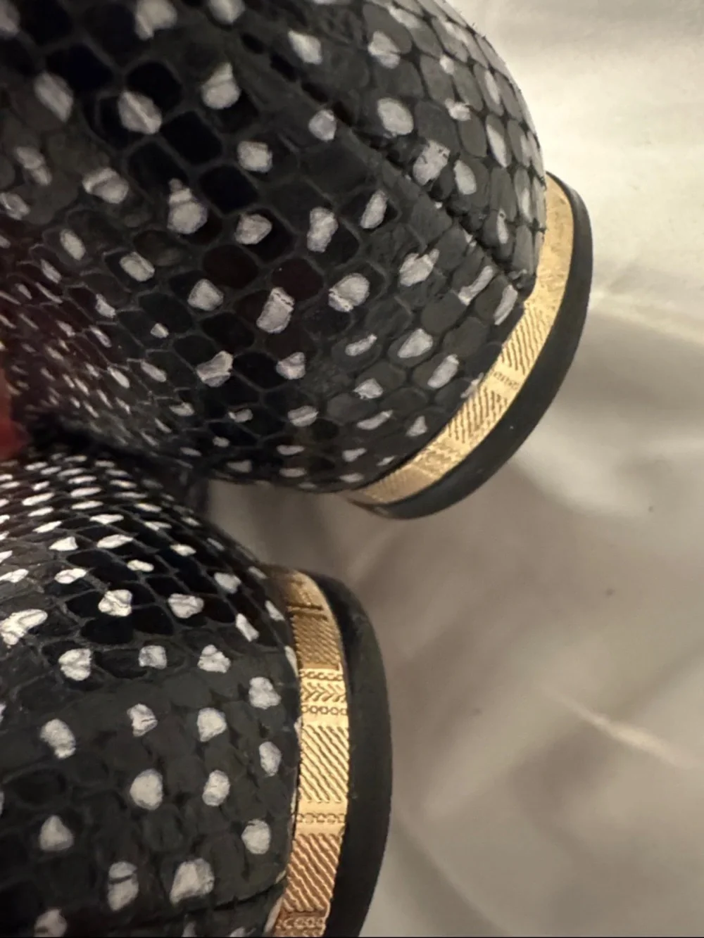 Coach Black and White Polka Dot Women's Ballet Flat
